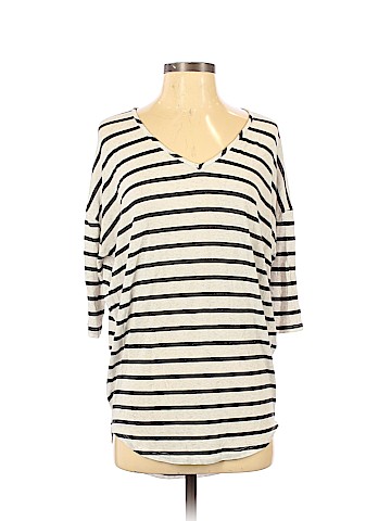 Aqua 3/4 Sleeve Top (view 1)