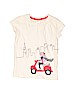 Gymboree 100% Cotton White Short Sleeve T-Shirt Size 4 - photo 1