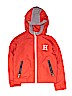 Tommy Hilfiger 100% Polyester Red Zip Up Hoodie Size 7 - photo 1