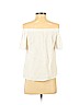 Rebecca Taylor 100% Cotton Ivory Short Sleeve Top Size 00 - photo 2