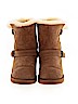 Unbranded 100% Leather Tan Boots Size 10 - photo 2