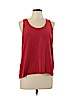 Tibi 100% Silk Red Sleeveless Silk Top Size 10 - photo 1