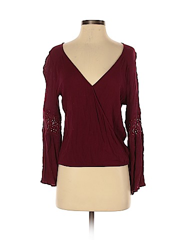 American Eagle Outfitters Long Sleeve Blouse (view 1)