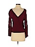 American Eagle Outfitters 100% Viscose Burgundy Long Sleeve Blouse Size M - photo 1