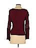American Eagle Outfitters 100% Viscose Burgundy Long Sleeve Blouse Size M - photo 2