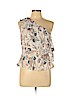 Intermix 100% Silk White Sleeveless Silk Top Size L - photo 1