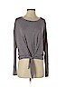 Lush Purple Long Sleeve Top Size M - photo 1