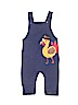Assorted Brands 100% Cotton Blue Overalls 9-12 MO / 12 MO - photo 1