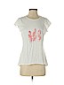 Romeo & Juliet Couture 100% Cotton White Short Sleeve T-Shirt Size M - photo 1