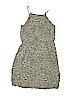 Old Navy 100% Rayon Floral Green Dress Size XL (kids) - photo 1