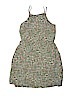Old Navy 100% Rayon Floral Green Dress Size XL (kids) - photo 2