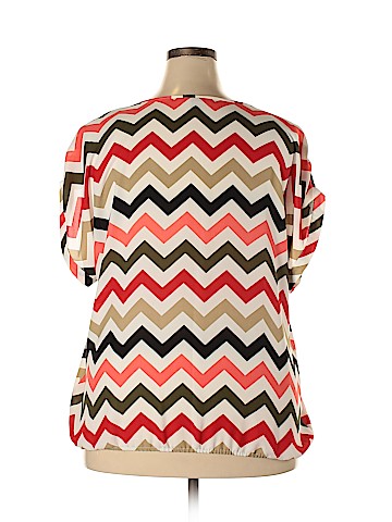 Roz & Ali Short Sleeve Blouse (view 2)