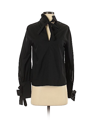 Topshop Long Sleeve Blouse (view 1)