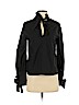 Topshop 100% Cotton Black Long Sleeve Blouse Size 4 - photo 1
