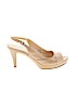 Nine West Tan Heels Size 7 - photo 1