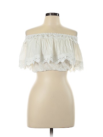 One Way Short Sleeve Blouse (view 1)