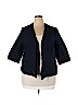 Jessica London 100% Cotton Blue Blazer Size 20 - photo 1