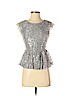 Maeve Silver Sleeveless Blouse Size S (petite) - photo 1