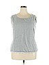 Fabletics 100% Polyester Gray Sleeveless T-Shirt Size 3X - photo 1