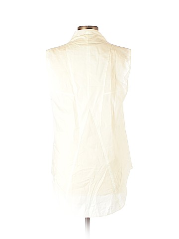 Helmut Lang Sleeveless Button-Down Shirt (view 2)