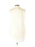 Helmut Lang 100% Cotton White Sleeveless Button-Down Shirt Size M - photo 2