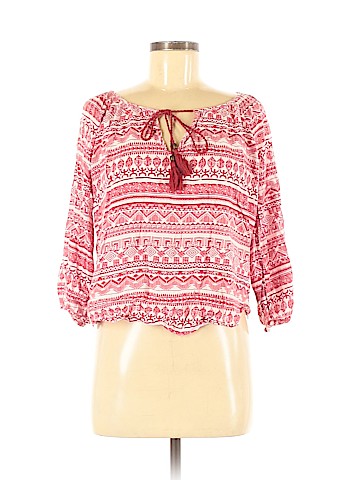 Derek Heart 3/4 Sleeve Blouse (view 1)