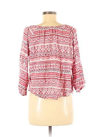 Derek Heart 3/4 Sleeve Blouse (view 2)