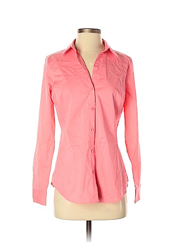 Worthington Plus Long Sleeve Button-Down Shirt (view 1)