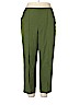 Alfred Dunner 100% Polyester Green Casual Pants Size 18 - photo 1