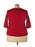 Studio Works 100% Cotton Red 3/4 Sleeve Top Size 2X - photo 2