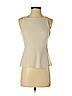Banana Republic 100% Cotton Ivory Sleeveless Blouse Size 00 (petite) - photo 1
