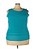 Avenue 100% Polyester Blue Sleeveless Blouse Size 22 - 24 Plus - photo 1
