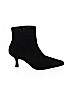 Etienne Aigner 100% Leather Black Ankle Boots Size 7 1/2 - photo 1