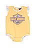 Harley Davidson Graphic Orange Short Sleeve Onesie Size 6-9 mo - photo 1