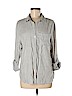 Velvet Heart 100% Cashmere Gray Long Sleeve Button-Down Shirt Size M - photo 1