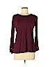 MICHAEL Michael Kors Burgundy Long Sleeve Top Size L - photo 1