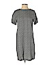H&M 100% Viscose Gray Casual Dress Size 4 - photo 1