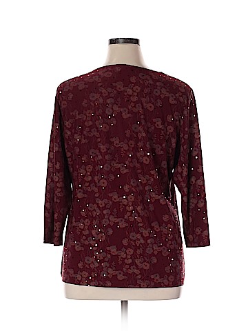 Susan Graver 3/4 Sleeve Top (view 2)