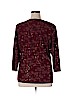 Susan Graver Burgundy 3/4 Sleeve Top Size XL - photo 2