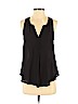 Lush 100% Polyester Black Sleeveless Blouse Size S - photo 1