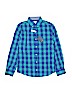 Crown & Ivy 100% Cotton Blue Long Sleeve Button-Down Shirt Size L (youth) - photo 1