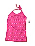 Gap Kids 100% Cotton Print Pink Halter Top Size 8 - photo 1