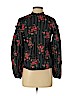 H&M Black Long Sleeve Blouse Size 4 - photo 1
