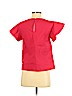Draper James 100% Cotton Red Short Sleeve Blouse Size 4 - photo 2