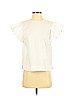 Draper James White Short Sleeve Top Size 4 - photo 1