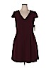 Eliza J Burgundy Casual Dress Size 14 - photo 1