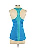 Nike 100% Polyester Blue Active Tank Size S - photo 2