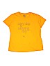 Nike 100% Cotton Graphic Yellow Short Sleeve T-Shirt Size XX-Large youth - photo 1