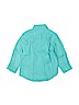The Children's Place 100% Cotton Blue Long Sleeve Button-Down Shirt Size 3T - photo 2