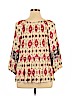 Collective Concepts 100% Rayon Ivory Long Sleeve Blouse Size XL - photo 2